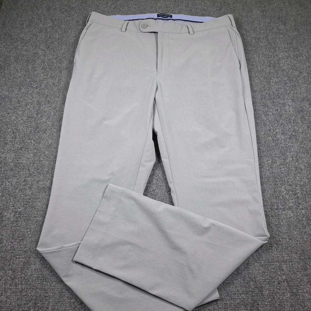 Peter Millar Pants Mens 35x32 Gray Crown Crafted Surge Performance Trouser Golf